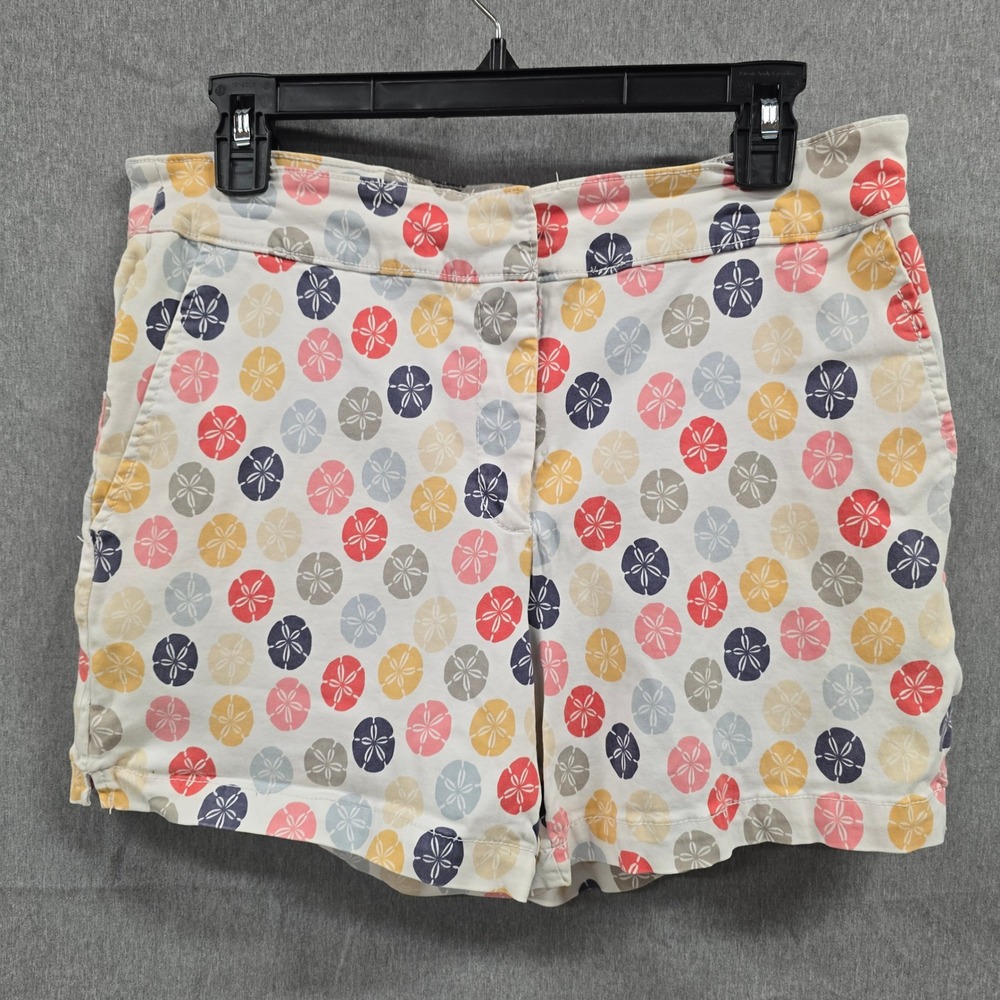 reCreation Womens Sand Dollar multi-collar Print Chino Shorts Size 12